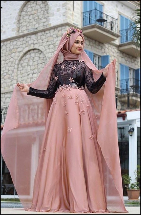 Abiye nişanlık tesettür