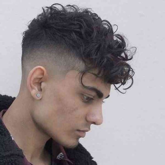 Bu senenin Erkek dalgalı saç modeli