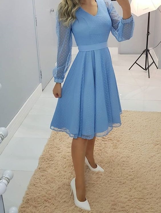 sade kısa nişan elbisesi