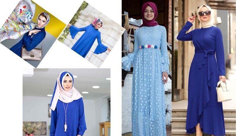 Mavi Elbisenin Üstüne Ne Renk Eşarp Gider?
