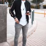açık gri kot pantolon kombinleri erkek