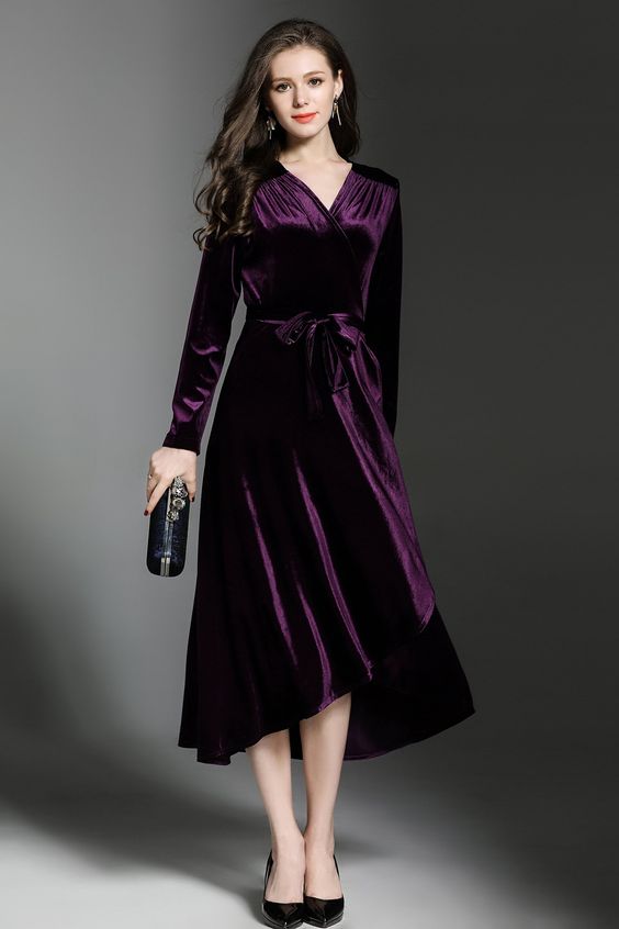 Kadife uzun elbisenin altına nasıl ayakkabı giyilir