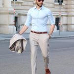 krem rengi erkek pantolon gömlek kombinleri