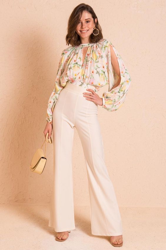 uzun bol paça pantolon kombinleri