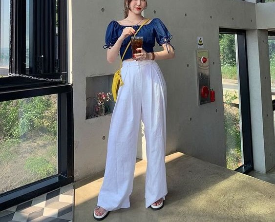 yazlık bol pantolon modelleri