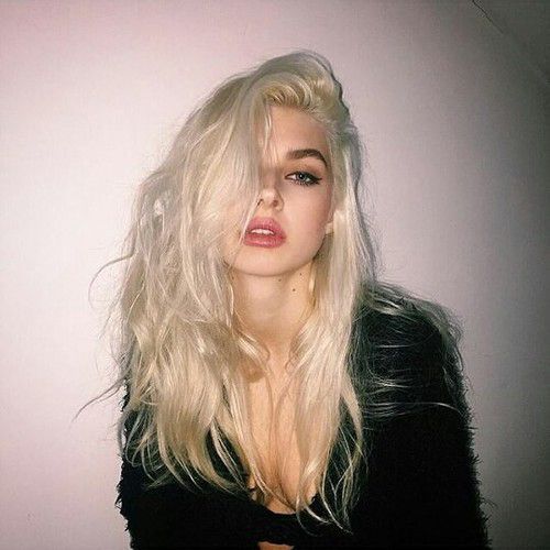 Platin sarısı saç