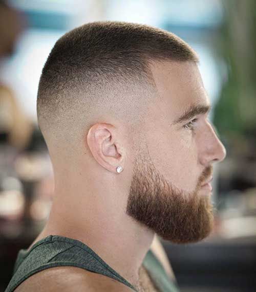 3 numara saç uzun sakal stilleri