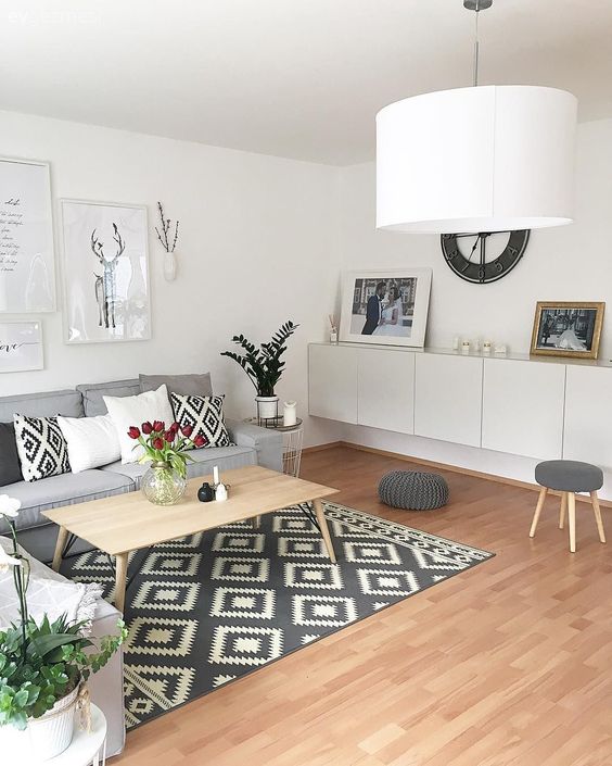 küçük ev dekorasyon salon örnekleri