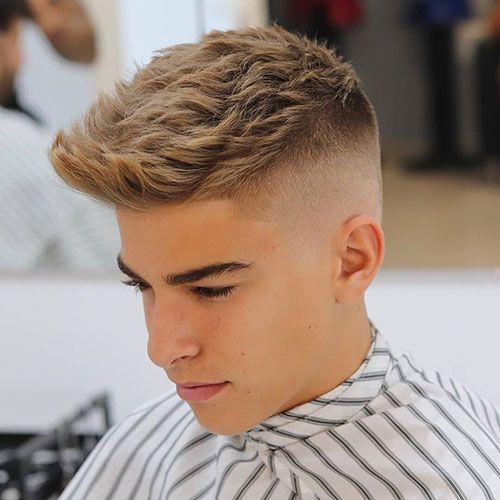 Kumral erkek saç modelleri kısa