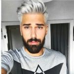 Beyaz saç modası erkek