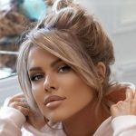 burnu küçük gösteren saç toplama modelleri
