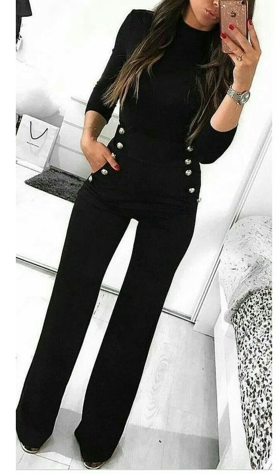 Kisa-boyu-uzun-gosteren-tek-renk-pantolon-kombin