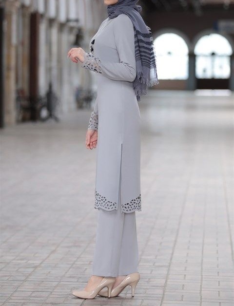 Tesettür abiye tunik pantolon Tesettür abiye tunik pantolon