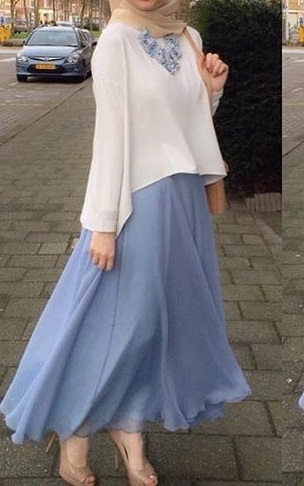 Tesettür etek tunik kombinleri