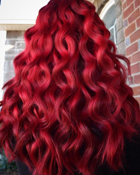 Ateş kızılı saç boyası