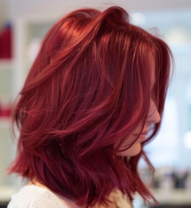 ateş kızılı saç renkleri