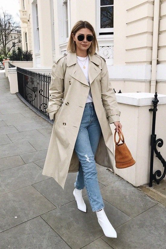 uzun trençkot bayan