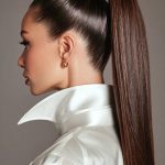 sleek bun at kuyruğu