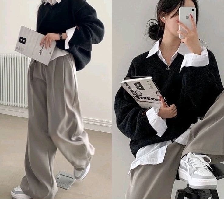 Okul forması üzerine kombinler Okul forması üzerine kombinler