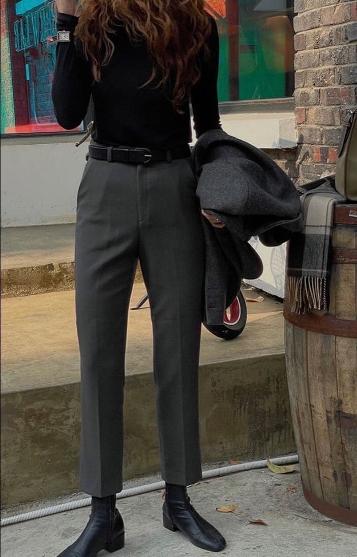 füme rengi pantolon üstüne siyah giyilir mi